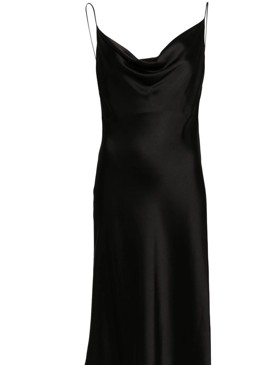 Cheap midi McCartney cowl-neck satin dress Women Stella 0804